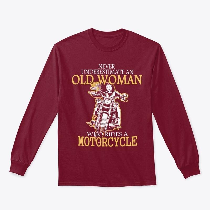 Motorcycle Old Woman - SHIRT